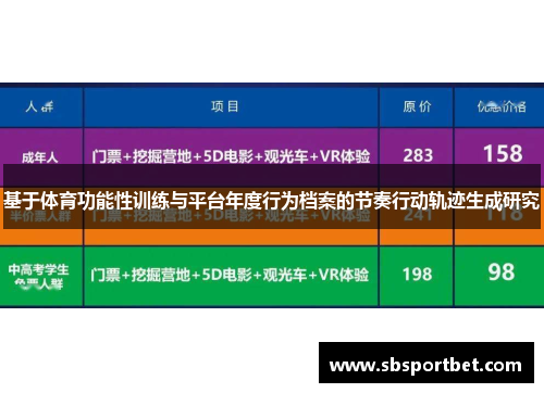 基于体育功能性训练与平台年度行为档案的节奏行动轨迹生成研究